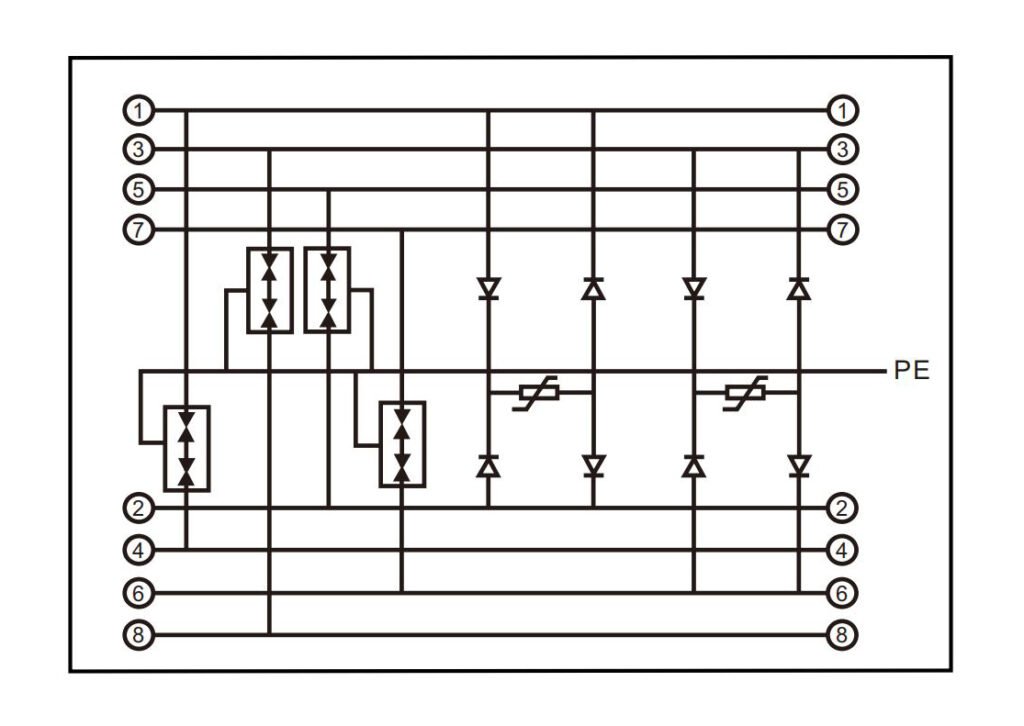 RJ45 Circuit diagram